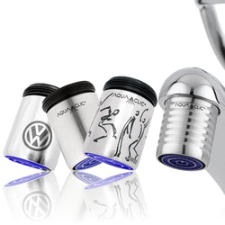 Wassersparer AquaClic in Edelstahl, verschiedene Modelle